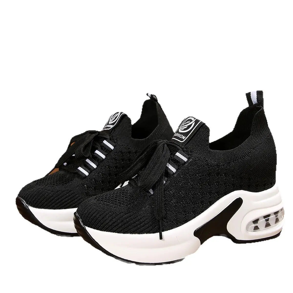 Lace Up Platform Sneakers Trendsi