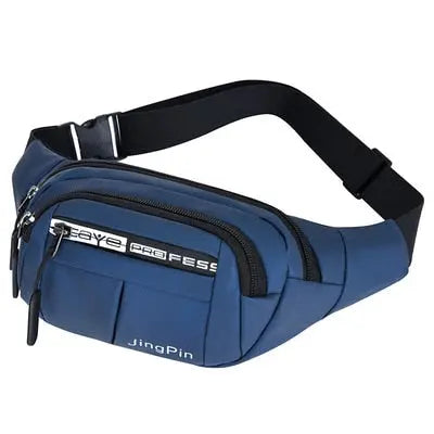 Outdoor Waist Bag Waterproof Waist Bum Bag Running Jogging Belt Pouch Zip Fanny Pack Mobile Phone Bag Oxford Cloth Chest Bag eprolo