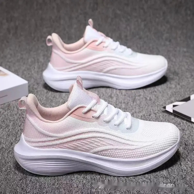 Light Mesh Breathable All-match Anti-skid Shock Absorption Soft Bottom Running Shoes Easy Bazaar