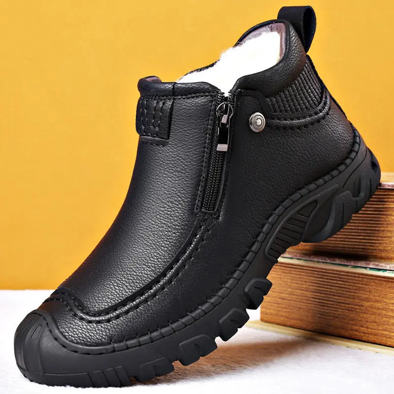Cotton Shoes For Men With Plush Insulation Easy Bazaar