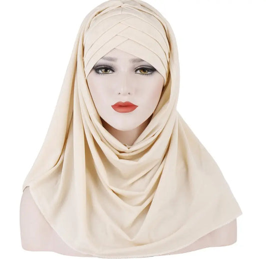 Muslim Lady Fashion Patch Hijab Trendsi