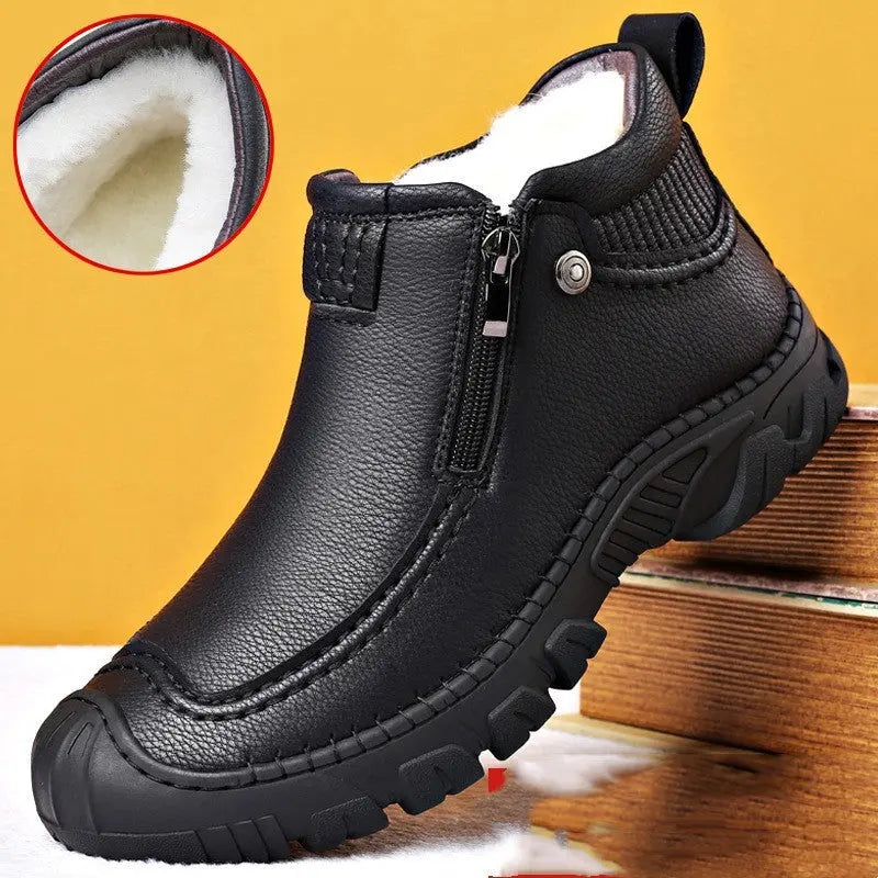 Cotton Shoes For Men With Plush Insulation Easy Bazaar