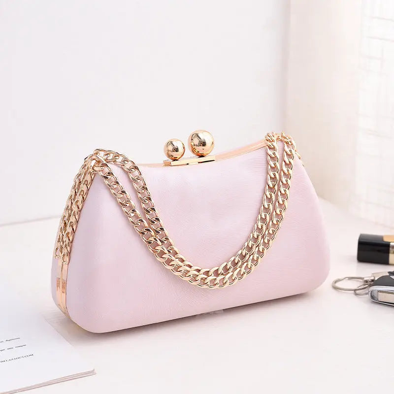 Chain Handbags Fashion Luxury Dress Party Dinner Bags For Women Crossbody Shoulder Bag Easy Bazaar