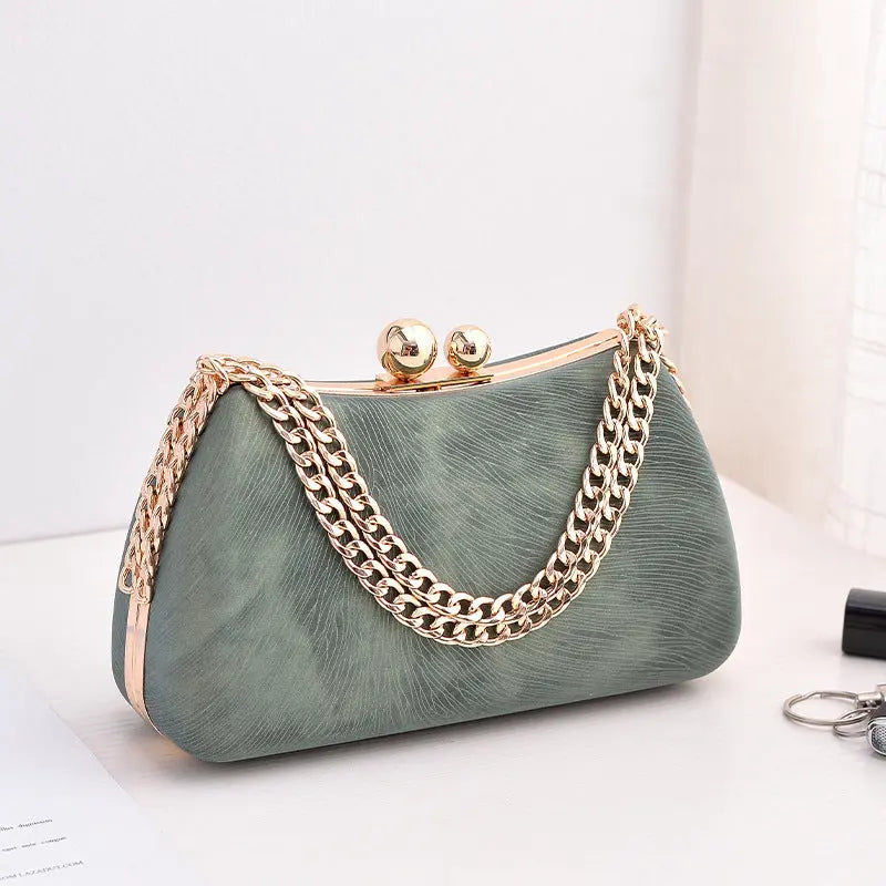 Chain Handbags Fashion Luxury Dress Party Dinner Bags For Women Crossbody Shoulder Bag Easy Bazaar