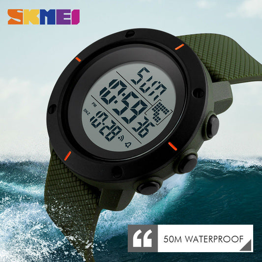 SKMEI 1313 Outdoor Sport Watch Men Multifunction Chronograph 5Bar Waterproof Alarm Clock Digital Wristwatches Reloj Hombre