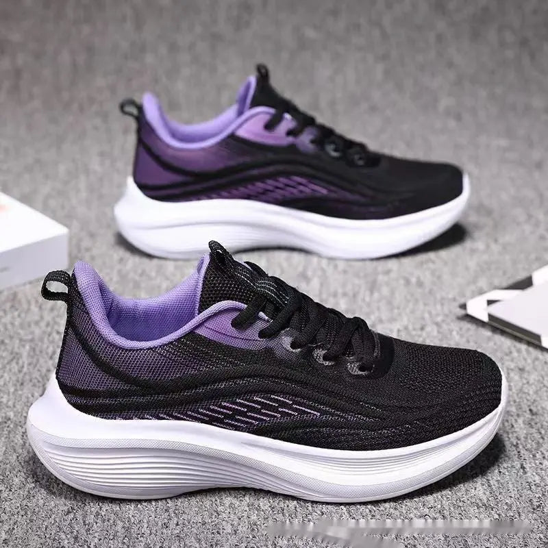 Light Mesh Breathable All-match Anti-skid Shock Absorption Soft Bottom Running Shoes Easy Bazaar