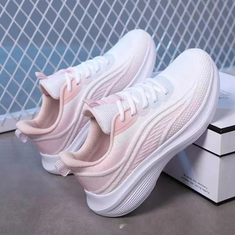 Light Mesh Breathable All-match Anti-skid Shock Absorption Soft Bottom Running Shoes Easy Bazaar