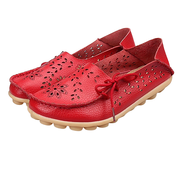 WOMEN'S BREATHABLE GENUINE LEATHER LOAFERS