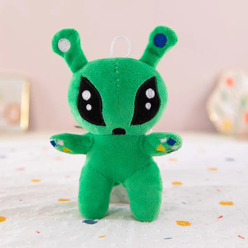 Green big eyed alien plush toy eprolo