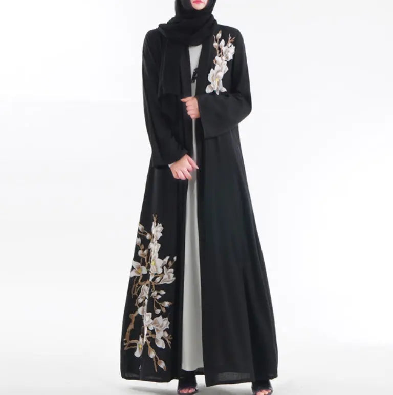 Embroidered Cardigan Dubai Dress CJ dropshipping