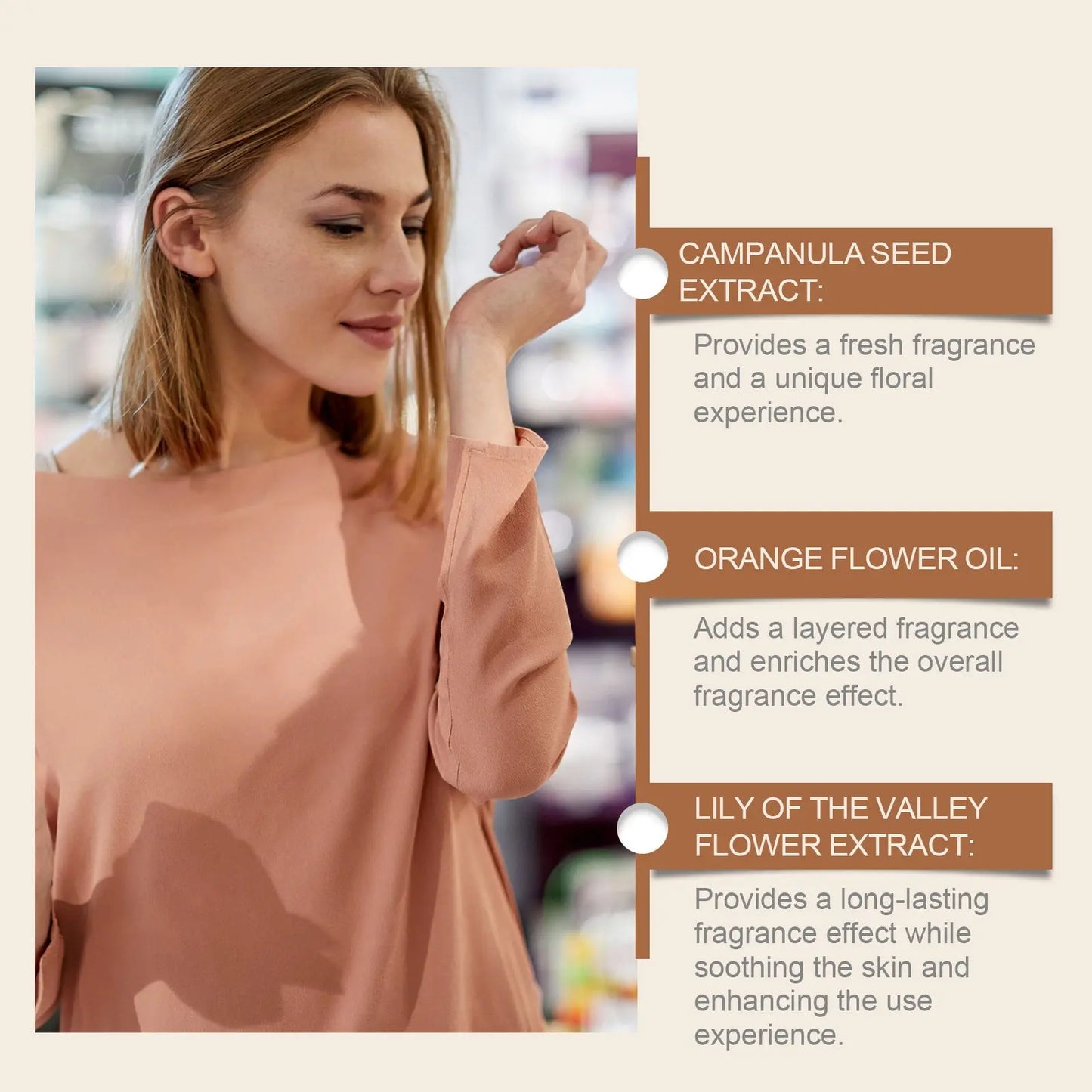 Campanula Flower Perfume For Women Mild Lasting Fragrance Easy Bazaar