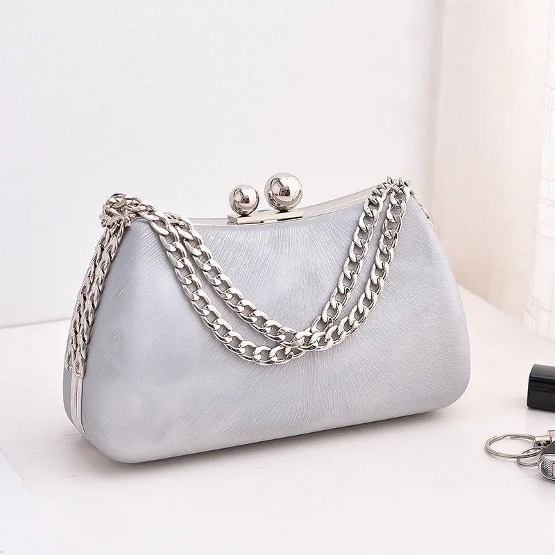Chain Handbags Fashion Luxury Dress Party Dinner Bags For Women Crossbody Shoulder Bag Easy Bazaar