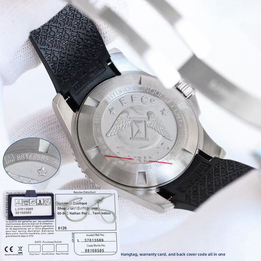 Fully automatic mechanical watch with water resistance