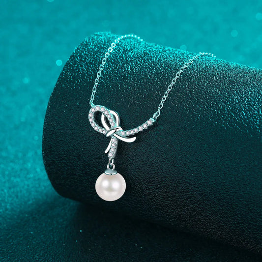 Sterling Silver Pearl Pendant Necklace