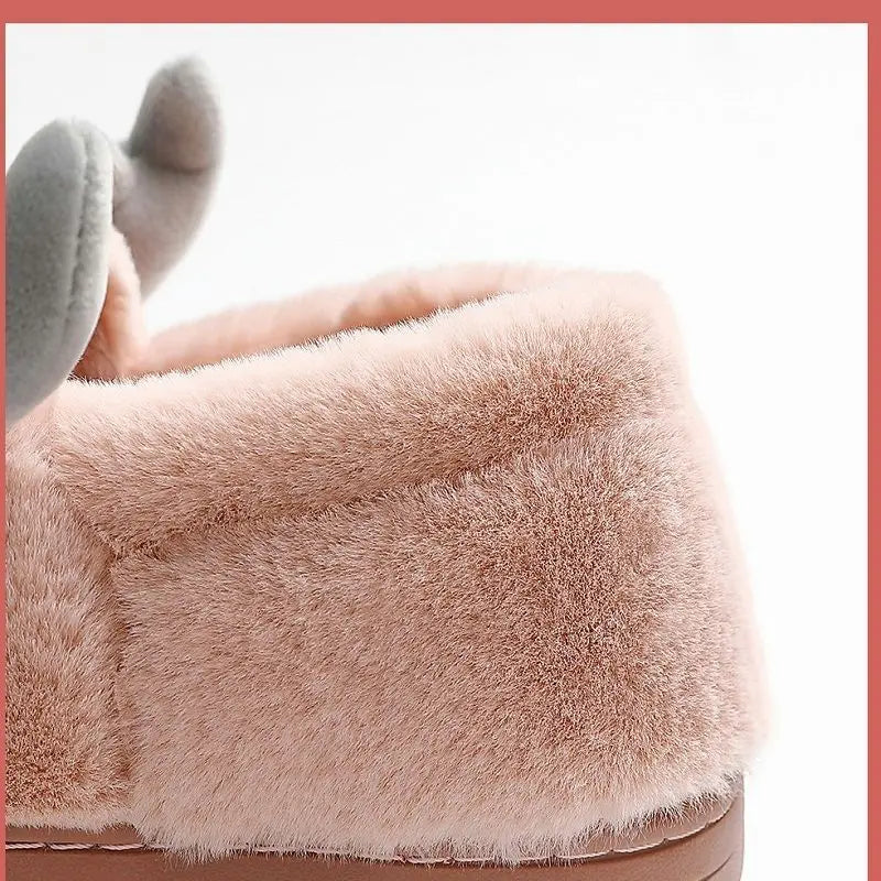 Cute Plush Home Cotton Shoes For Men Easy Bazaar
