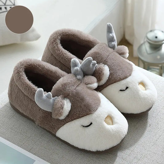 Cute Plush Home Cotton Shoes For Men Easy Bazaar