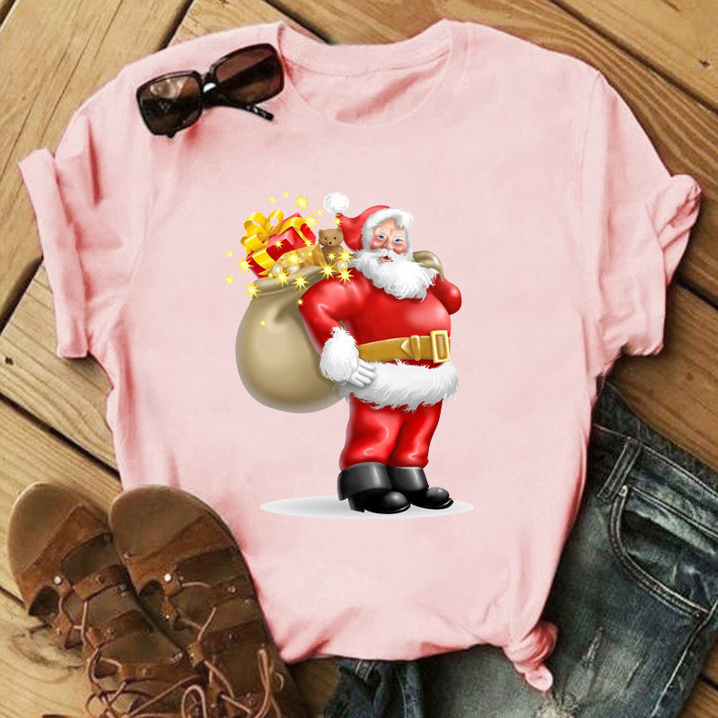 Christmas Print Shirt for Girls