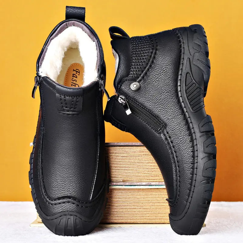 Cotton Shoes For Men With Plush Insulation Easy Bazaar