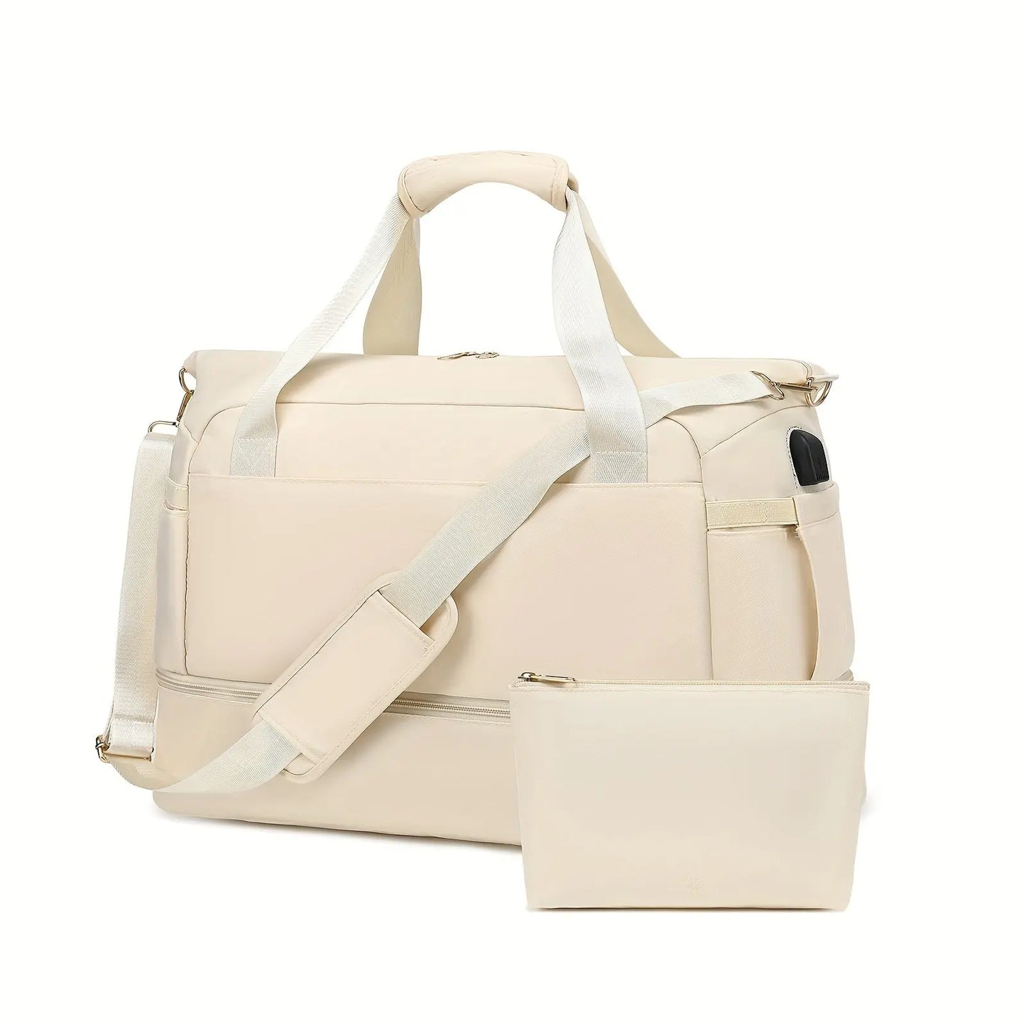 Women's Travel Duffel Bag, Sports Gym Yoga Duffel Bag Weekender Overnight Totes Bag Easy Bazaar