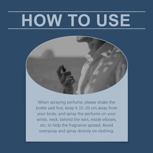 Cloudy Spring Perfume, Natural Fresh Understated Light Fragrance Lasting Fragrance For Men