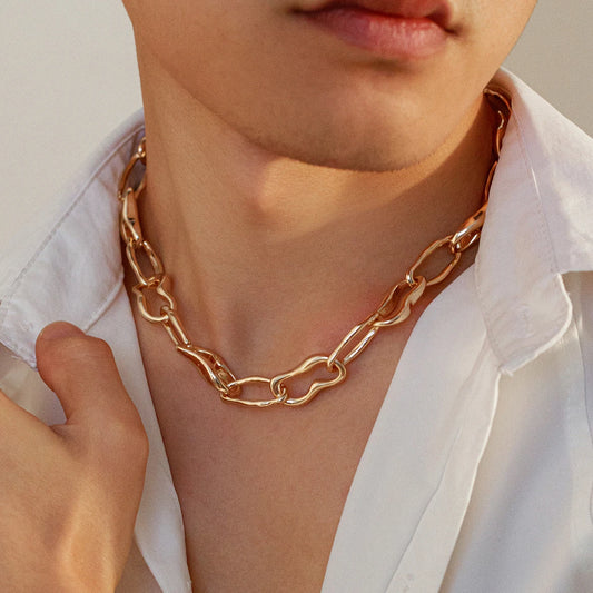 Hip Hop Chunky Link Chain Necklace