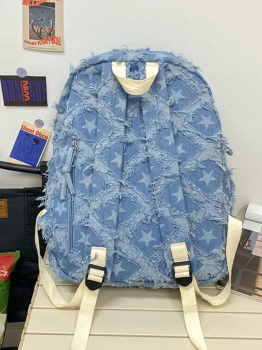 Star Denim Backpack Bag eprolo