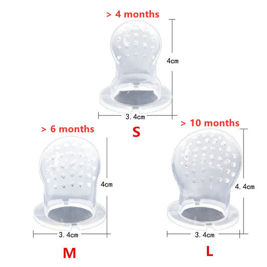 Baby products baby pacifier fruit and vegetable silicone baby nutrition fruit and vegetable mesh bag complementary food feeder eprolo