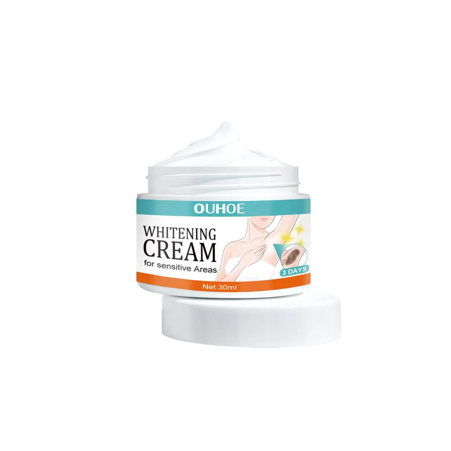 OUHOE Underarm Beauty Cream, Lighten Underarm Elbow Joint Melanin Brightening And Moisturizes Skin Cream eprolo