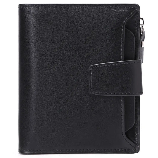 Men's short genuine leather wallet first layer cowhide Korean style fashion casual wallet driver's license wallet father's day gift eprolo