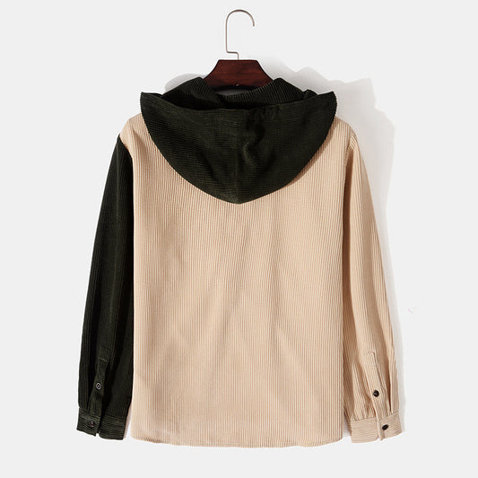 Amazon's Foreign Trade 2021 Autumn New European And American Casual Men's Jacket Hooded Long-sleeved Men's Top Coat