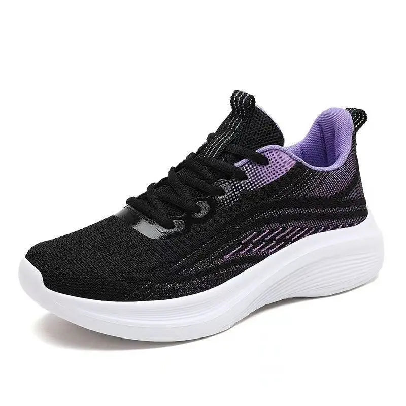 Light Mesh Breathable All-match Anti-skid Shock Absorption Soft Bottom Running Shoes Easy Bazaar