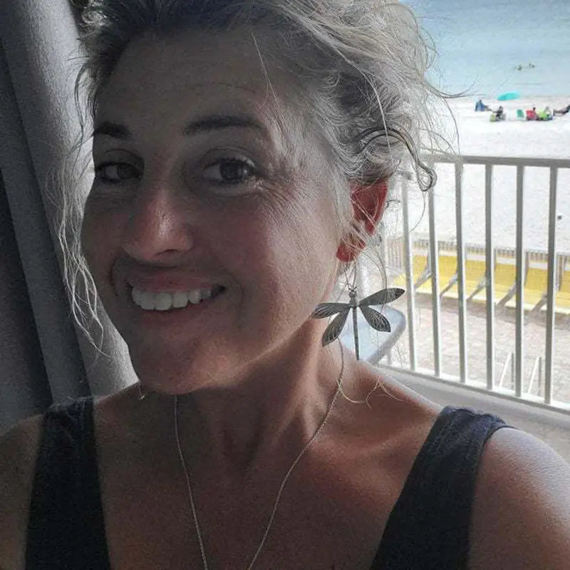 Women's Retro Simple Stylish Dragonfly Earrings Easy Bazaar