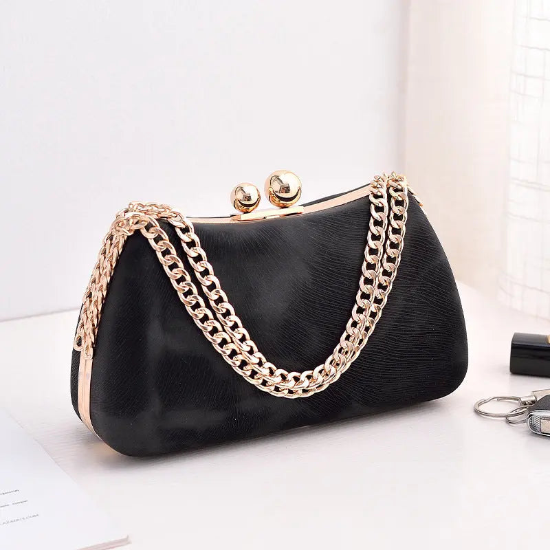 Chain Handbags Fashion Luxury Dress Party Dinner Bags For Women Crossbody Shoulder Bag Easy Bazaar