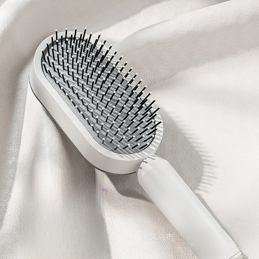 Air cushion hair brush gray professional detangling paddle brush for all hair types