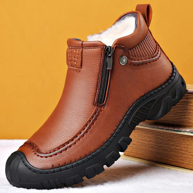 Cotton Shoes For Men With Plush Insulation Easy Bazaar