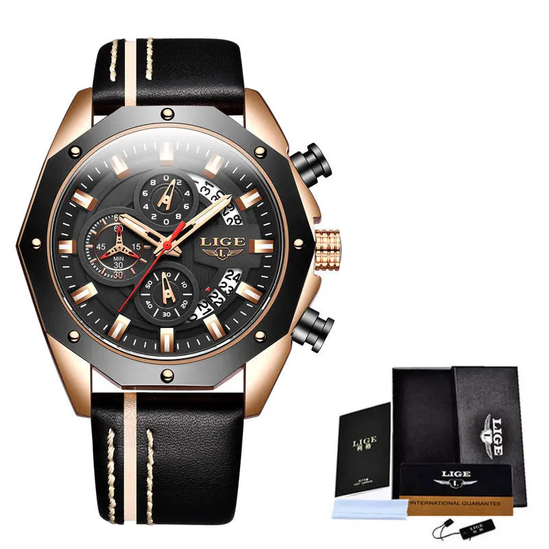 Fashion Mens Watches Top Brand Luxury Silicone Sport Watch Men Quartz Date Clock Waterproof Wristwatch Chronograph Easy Bazaar