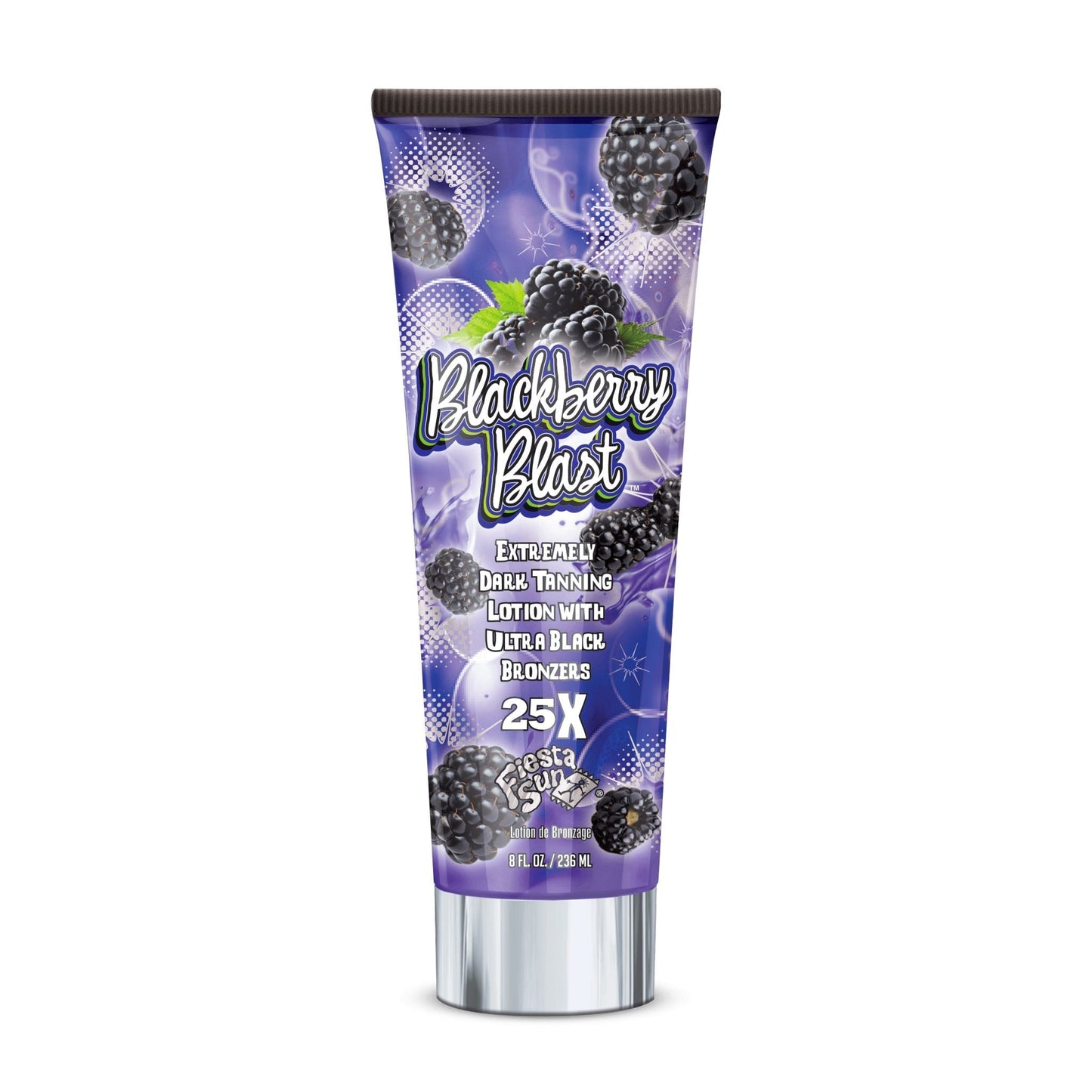 Fiesta Sun Blackberry Blast 25X Extremely Dark Ultra Black Bronzer Tanning Lotion