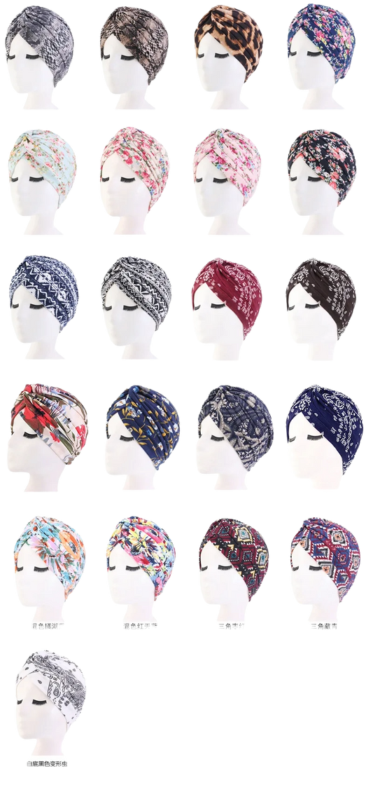 Ethnic Style Turban Hat Girls