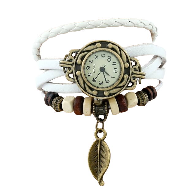 Leather Strap Bracelet Watch