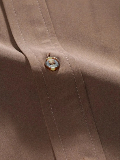 Men's Button Up Short Sleeve Shirt Trendsi