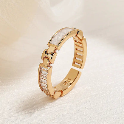 Champagne Gold Bone Light Luxury High Jewellery Ring For Women Easy Bazaar