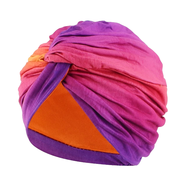 Bohemian Style Cap Satin Fabric in Printed Twist texture for Girls