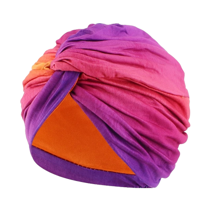 Bohemian Style Cap Satin Fabric in Printed Twist texture for Girls