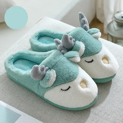 Cute Plush Home Cotton Shoes For Men Easy Bazaar