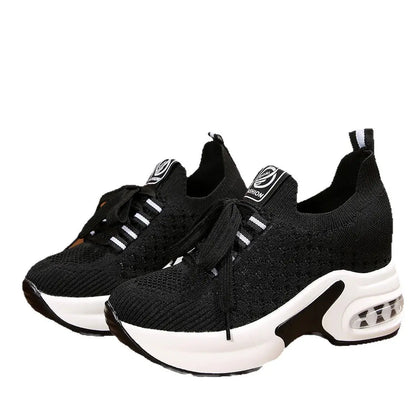 Lace Up Platform Sneakers Trendsi