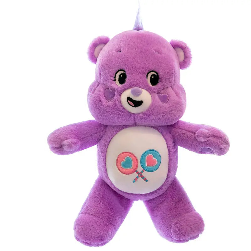 Three-color Bear Pillow Plush Toy Rainbow Bear Doll Cute Panda eprolo