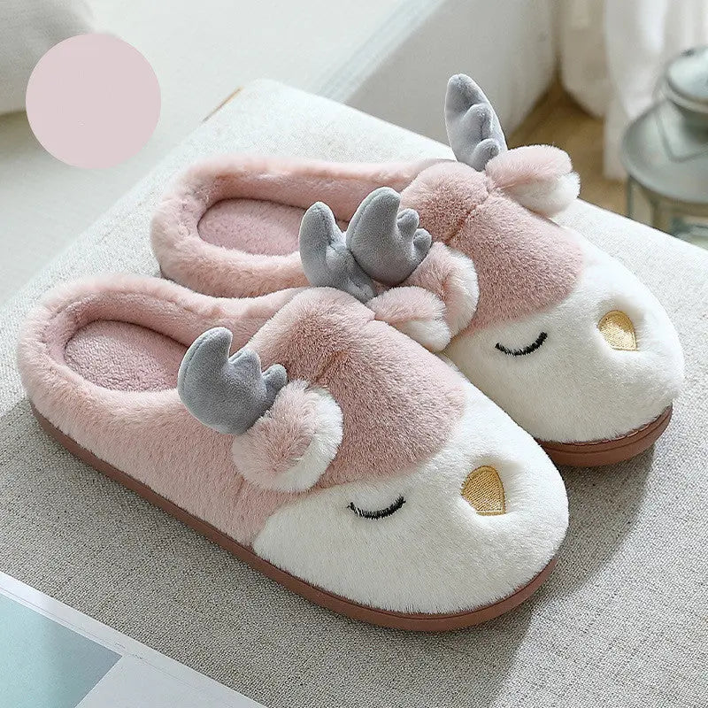 Cute Plush Home Cotton Shoes For Men Easy Bazaar