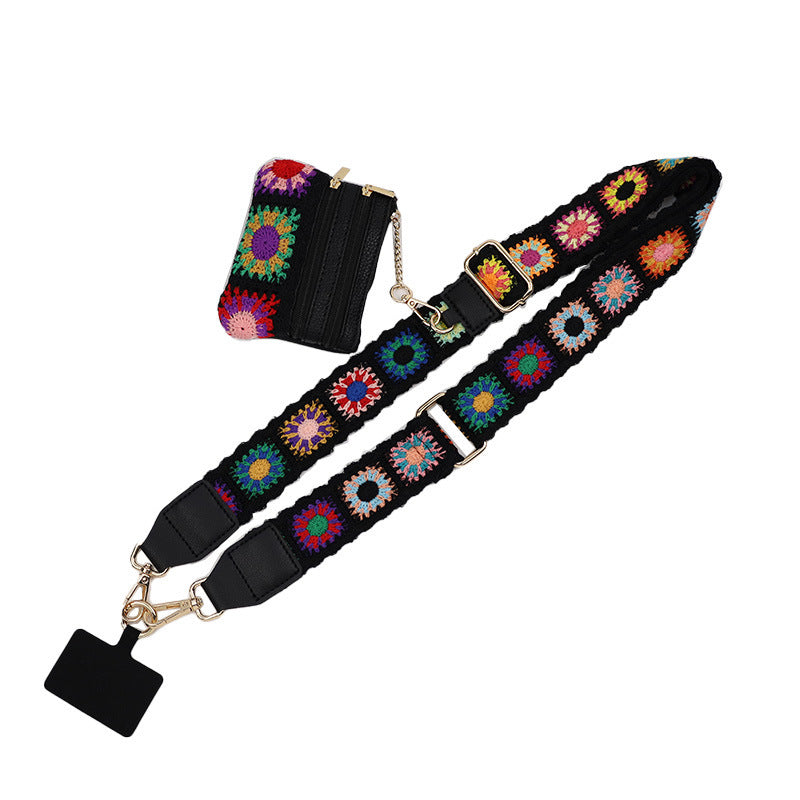 Mobile Phone Belt Wallet With Zipper Pocket Pouch Adjustable Mobile Phone Strap