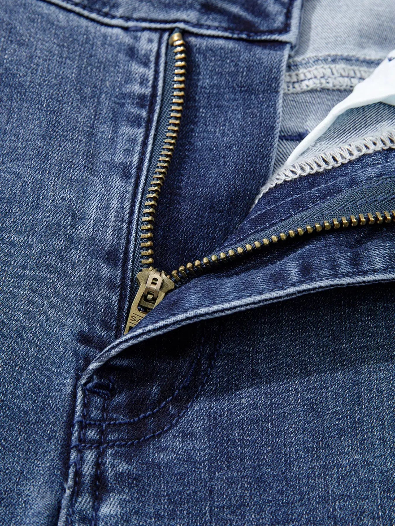 High Waist Button Zip Flare Leg Jeans Trendsi