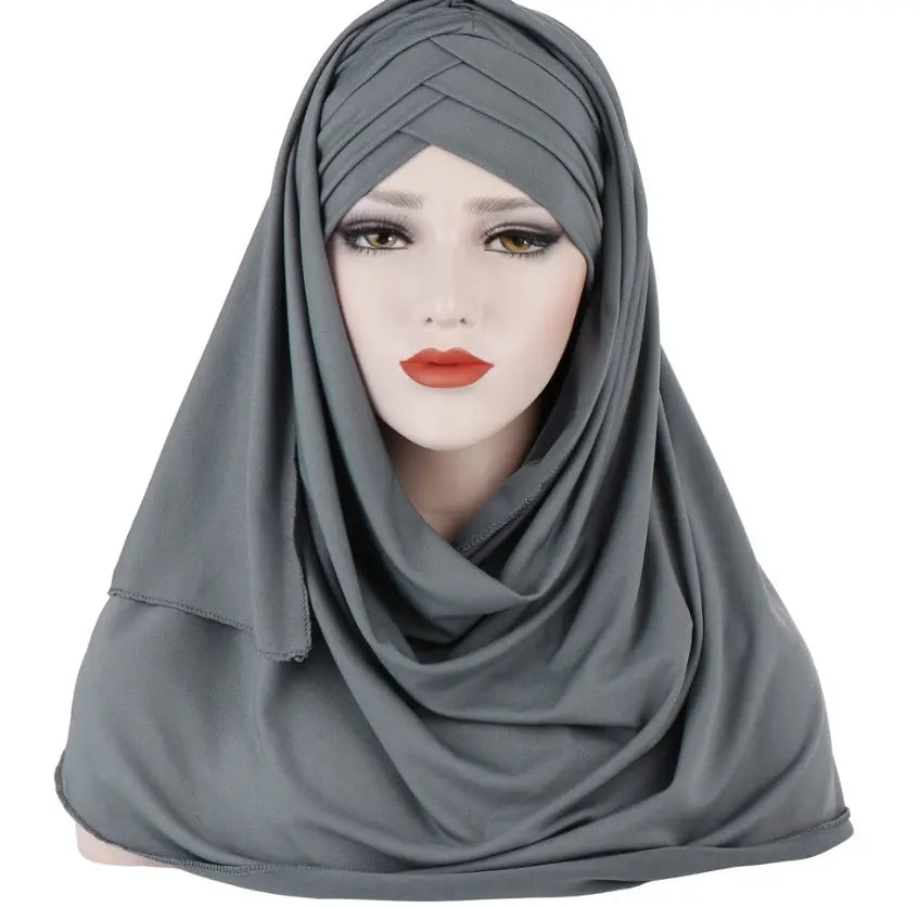 Muslim Lady Fashion Patch Hijab Trendsi